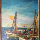 Painting the oil on canvas signed