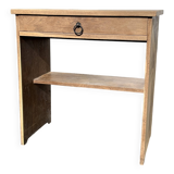 Console - antique solid wood side table with drawer