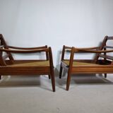 Mid-Century Design Teak Lounge Chairs from Denmark, Set of 2, 1960s