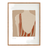 Figurine féminine encadrée giclée tirage d’art 50x70cm