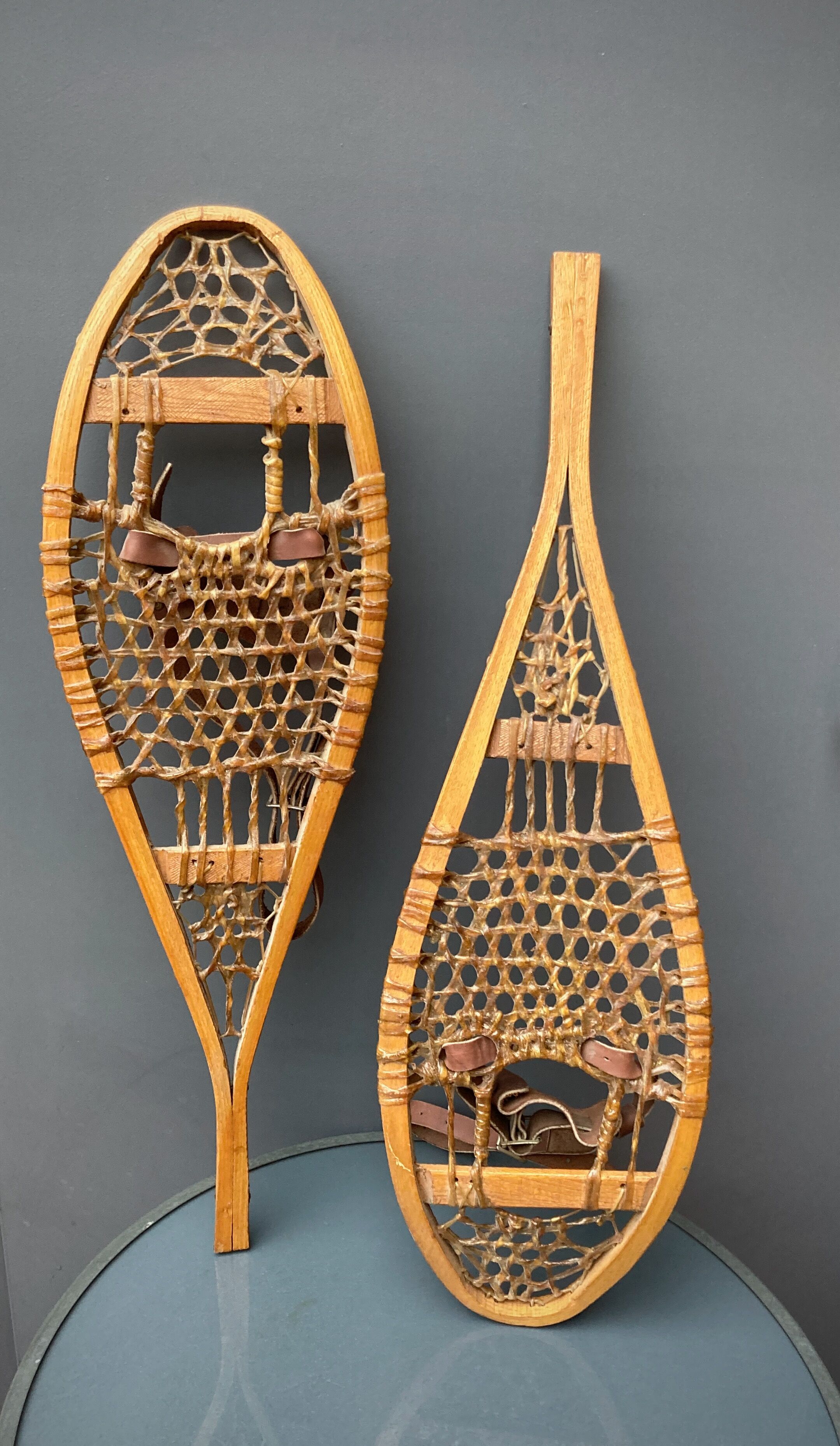 old Canadian snowshoes