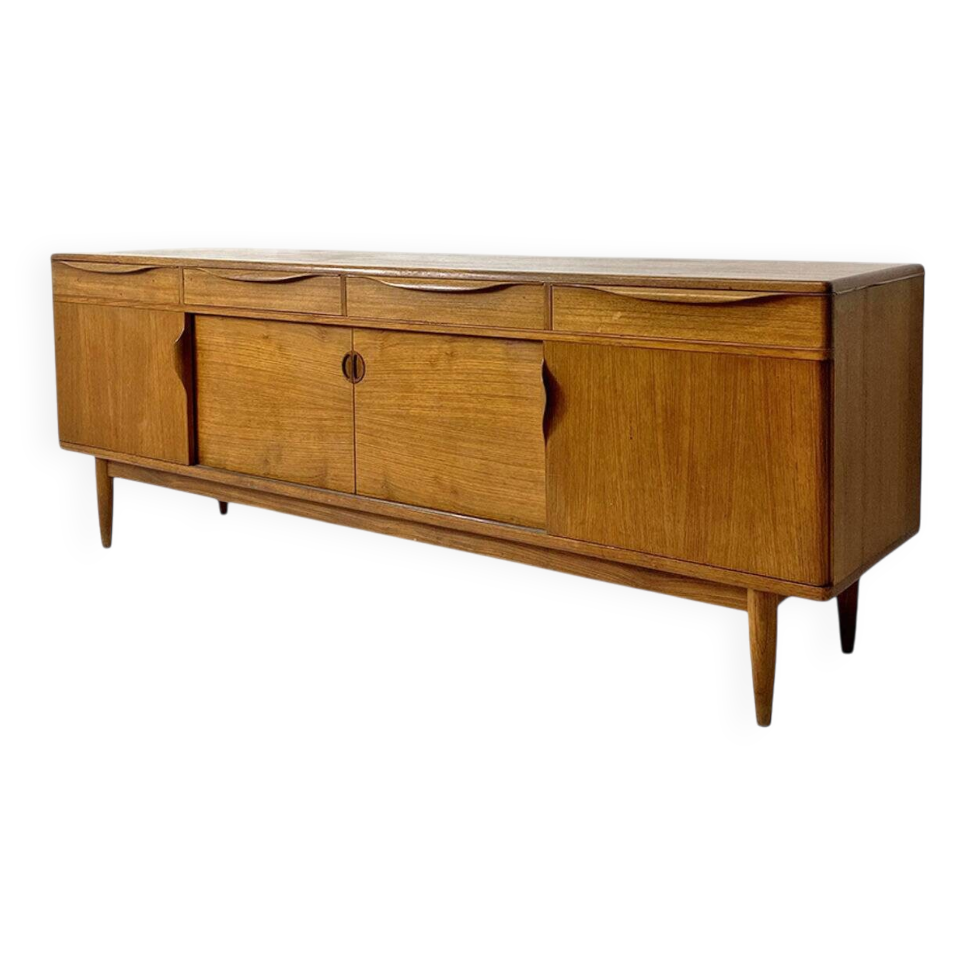 Scandinavian sideboard designed by Johannes Andersen for Bramin, vintage 60s.