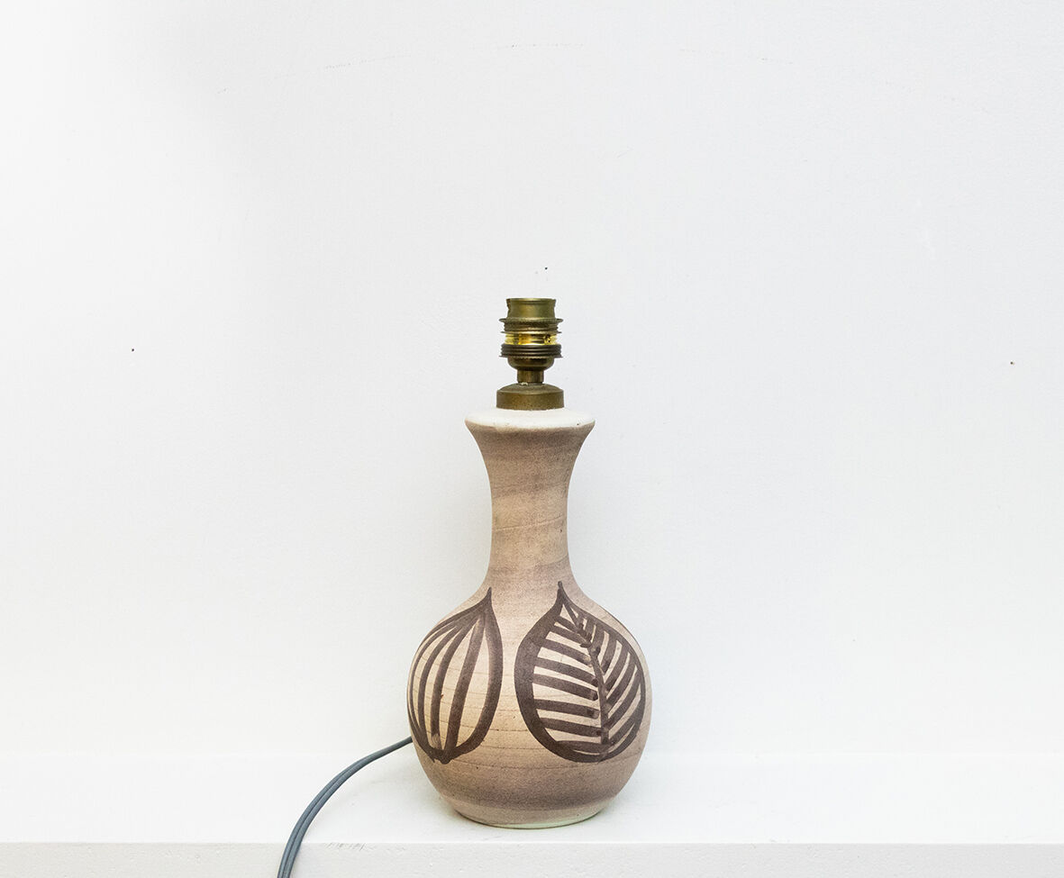 Ceramic lamp workshop CAB circa 1960