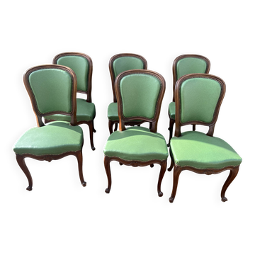 Six Chaises Classiques style néo- louis XV