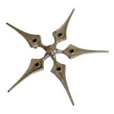 Chandelier par Fritz Nagel et Caesar Stoffi pour Nagel