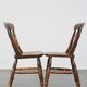 Set of 2 antique dining chairs from the mid-19th century