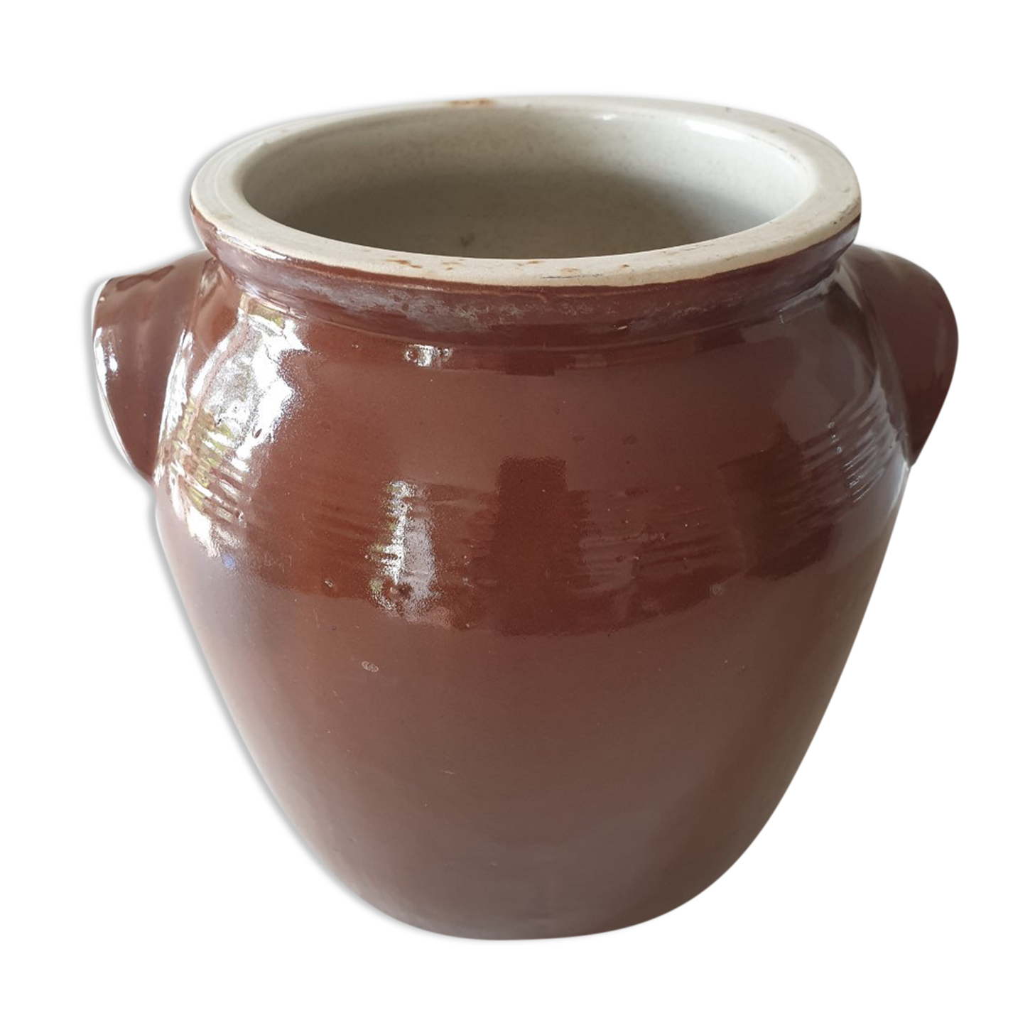 Pot en grès émaillé