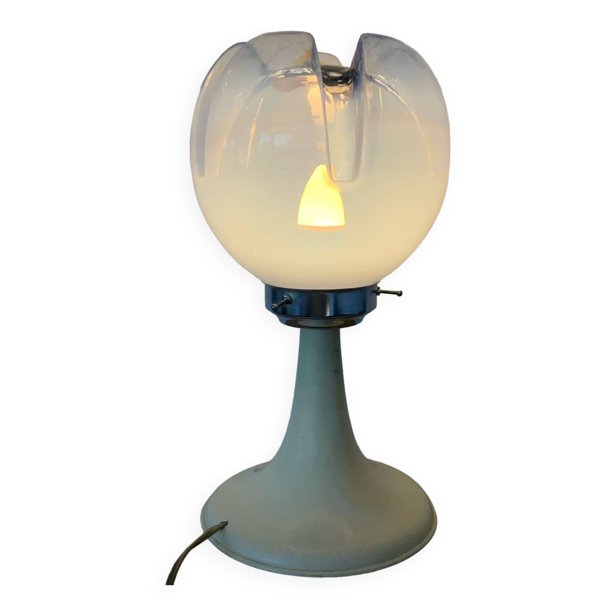 Vintage Lamp 1970 Globe Murano Space Age Italy