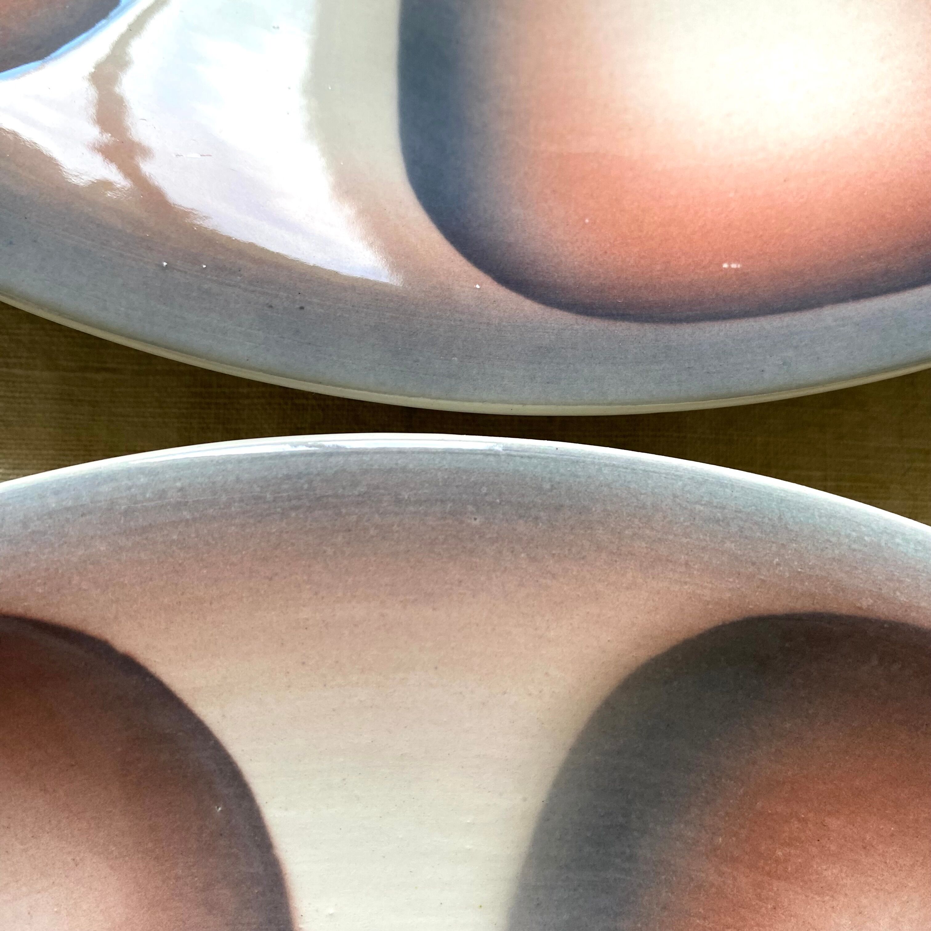 Digoin oyster plates from the 60s