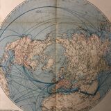 Map of the world map old communication in the northern hemisphere