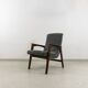 Mid-Century Grey Armchair, 1960's, Poland