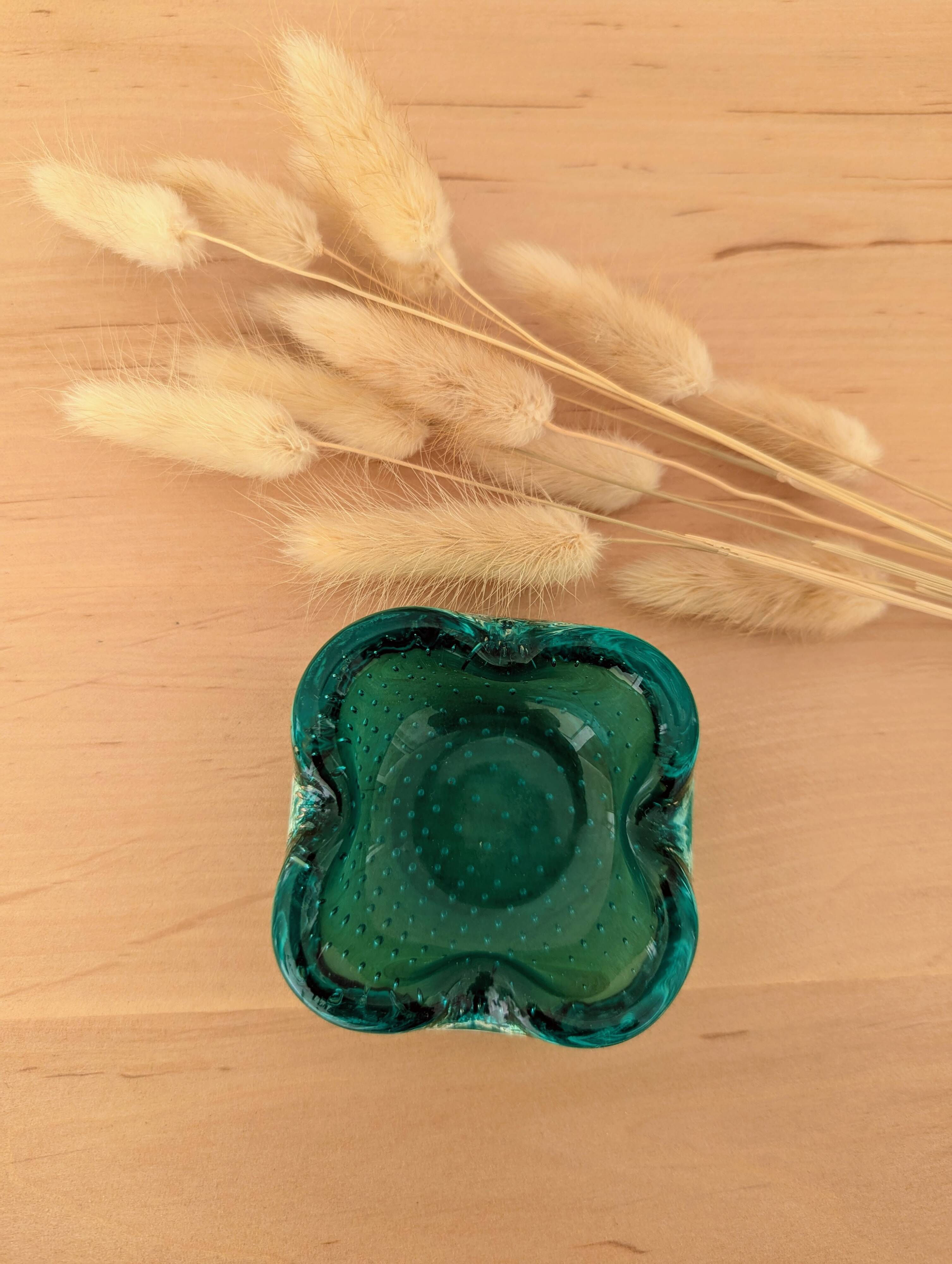 Murano ashtray pocket emptier