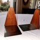 Teak and metal bookends by Kai Kristiansen