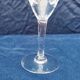 Six cut crystal wine glasses model Monaco vintage Saint Louis.