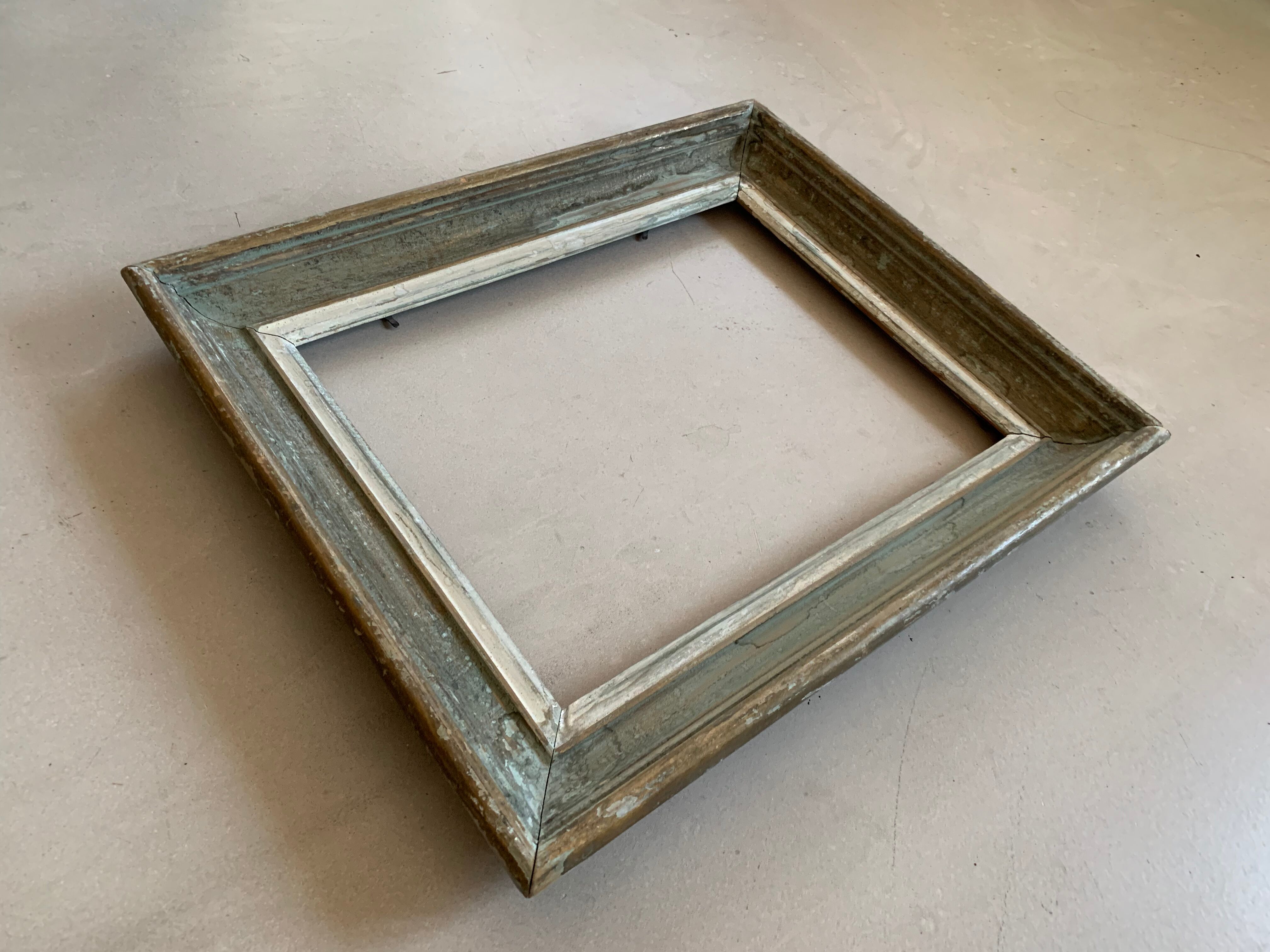 Old gilded bronze frame