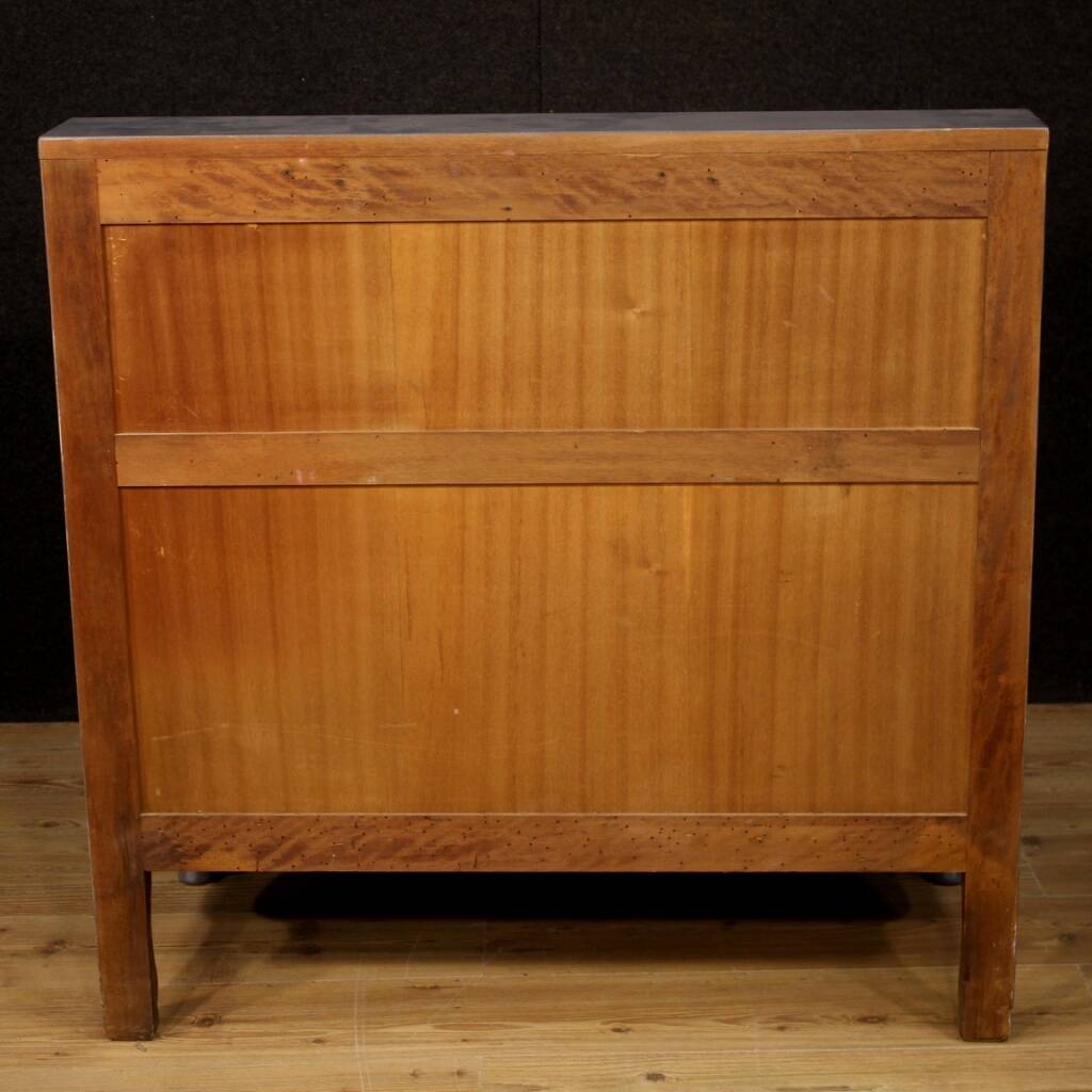 Shabby chic style lacquered wood sloping desk or chest of drawers, circa 1920-1930