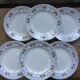 6 flat plates Digoin Sarreguemines model Ribeauville 200887