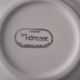 Flat plates hostess line faience Palluy