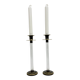 Set of 2 Caravell lucite candle sticks, 1970’s