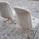3 rotating vintage armchairs