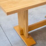 70s table with oak laminate top