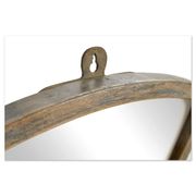Miroir industriel rond en métal (100cm x 3cm)