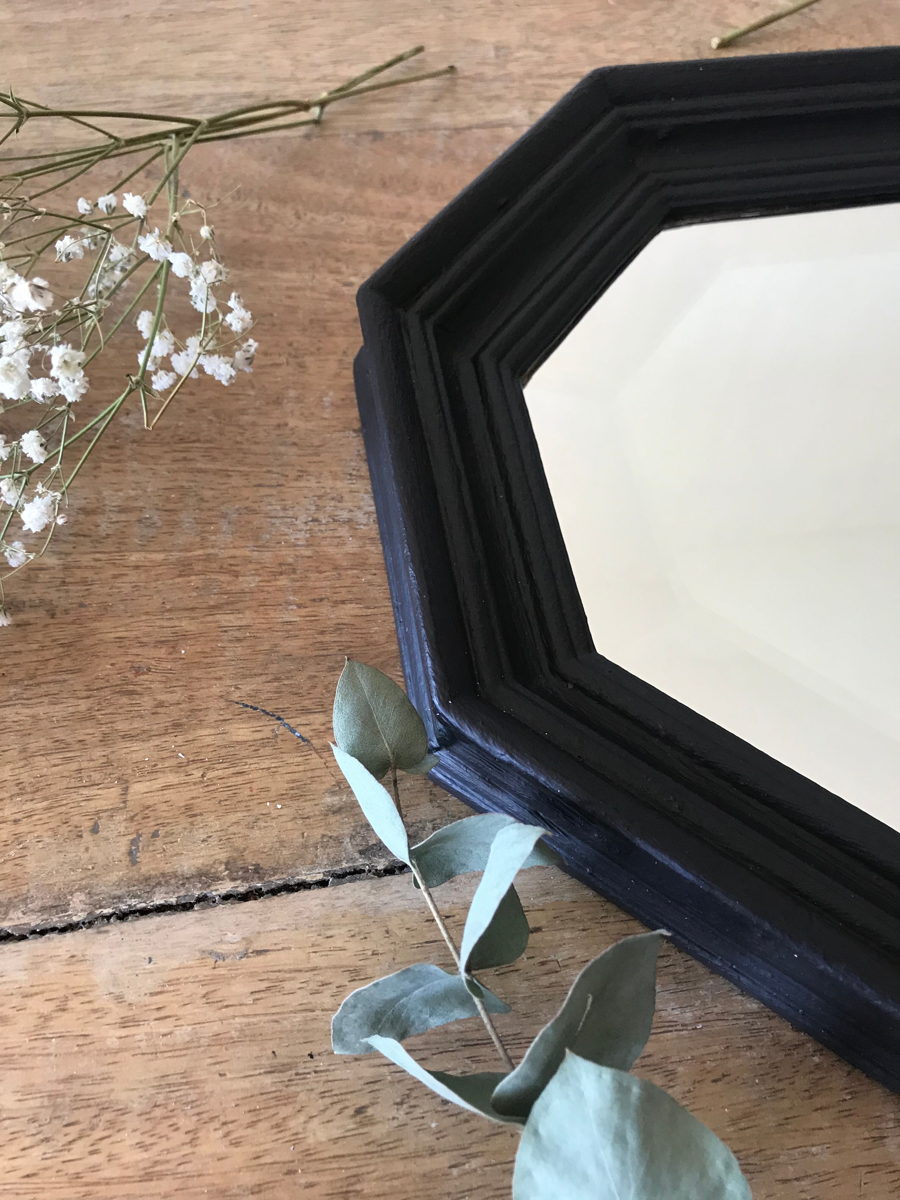 Bevelled psychedelic mirror - 92x30cm