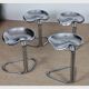 Suite de 4 tabourets par Rodney Kinsman pour Bieffeplast, 1970