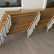 Banc d'école enfant industriel mullca 1960s