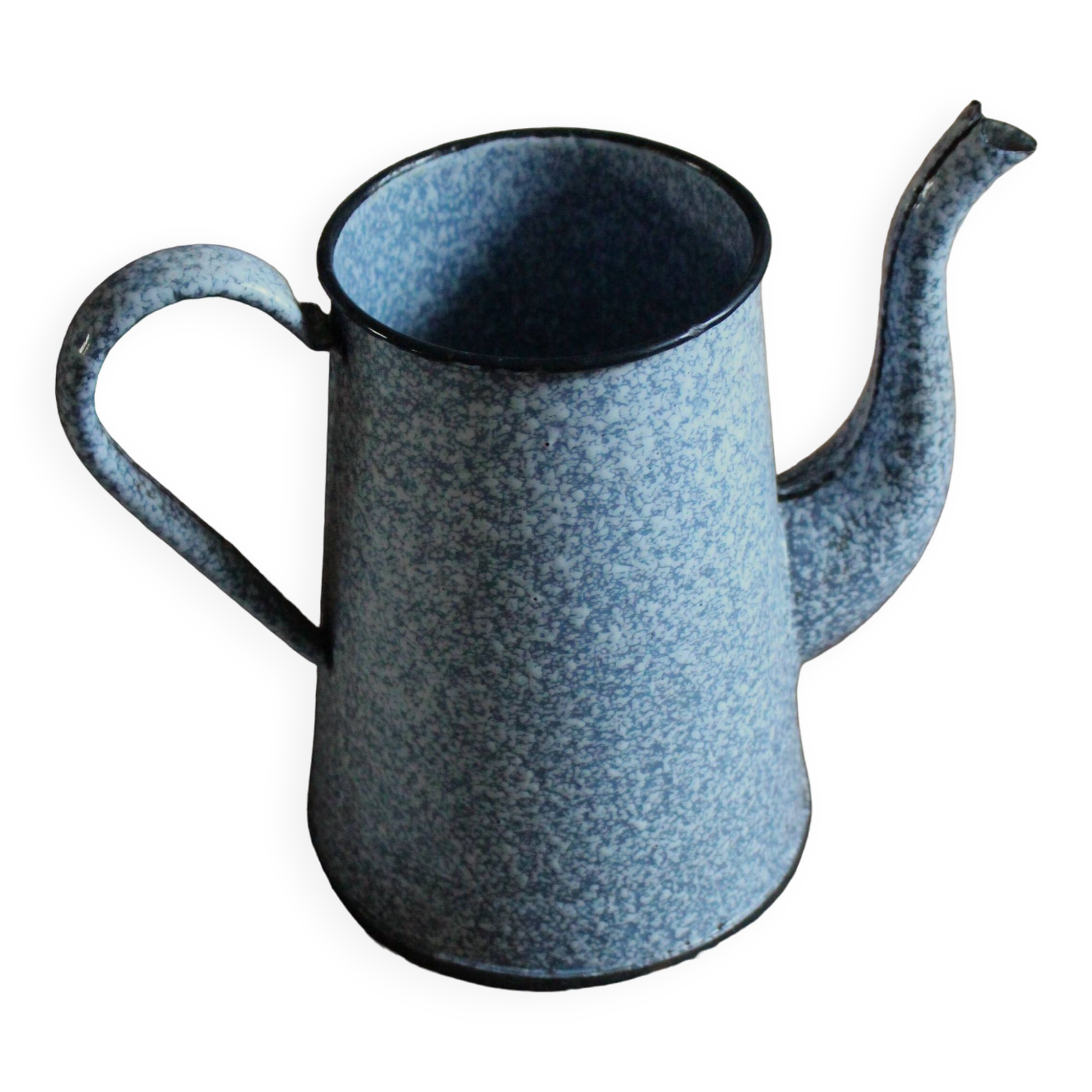 Broc coffee maker heather blue enameled sheet metal