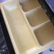 Ensemble table et 4 chaises Formica effet marbre