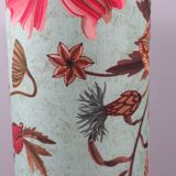 Vintage table lamp signed Louis Drimmer, glazed ceramic & lampshade