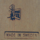 Set of 2 low pine chairs by Carl Malmsten for Svensk Fur 1950