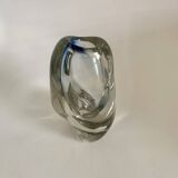 Glas vase by Josef Rozinek for Novy Bor Glassworks, 1960's