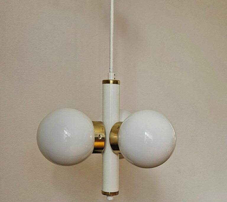 Rare Midcentury Space Age Chandelier Sputnik, Italy, 1970s