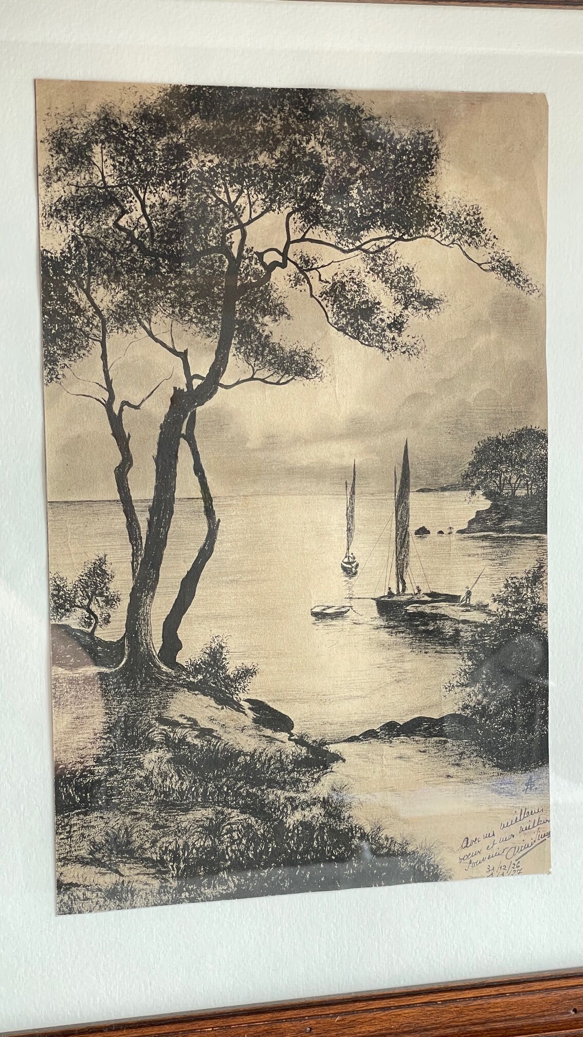 Indian ink painting on paper 1927