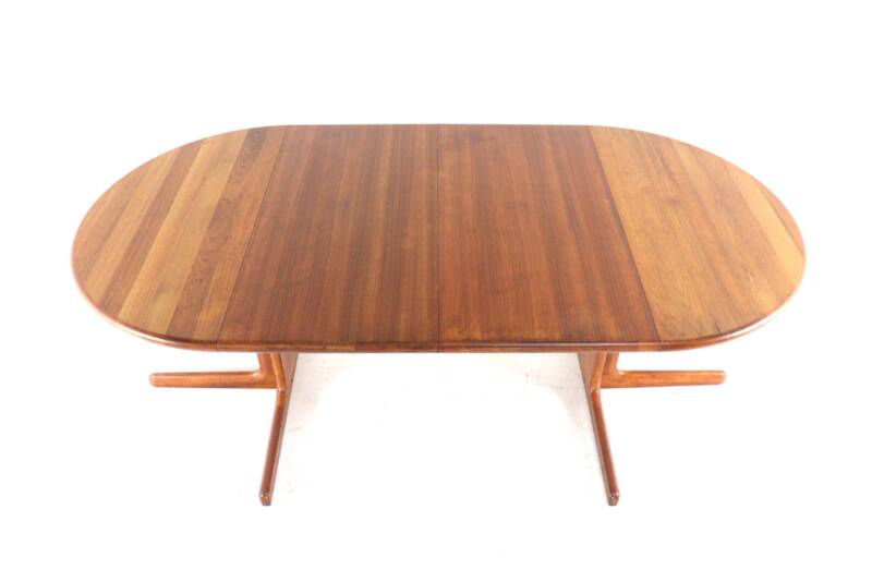 Table à manger extensible ronde 2x 'Gistrup' danoise