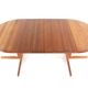 Table à manger extensible ronde 2x 'Gistrup' danoise