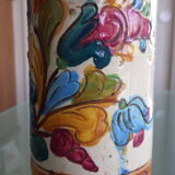 Vase or pot in glazed earthenware signed underneath