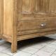 Parisian Art Deco wardrobe in raw oak, renovated.