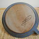 Old candlestick signed terracotta vintage candle holder