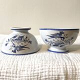 Pair of Moustiers cups
