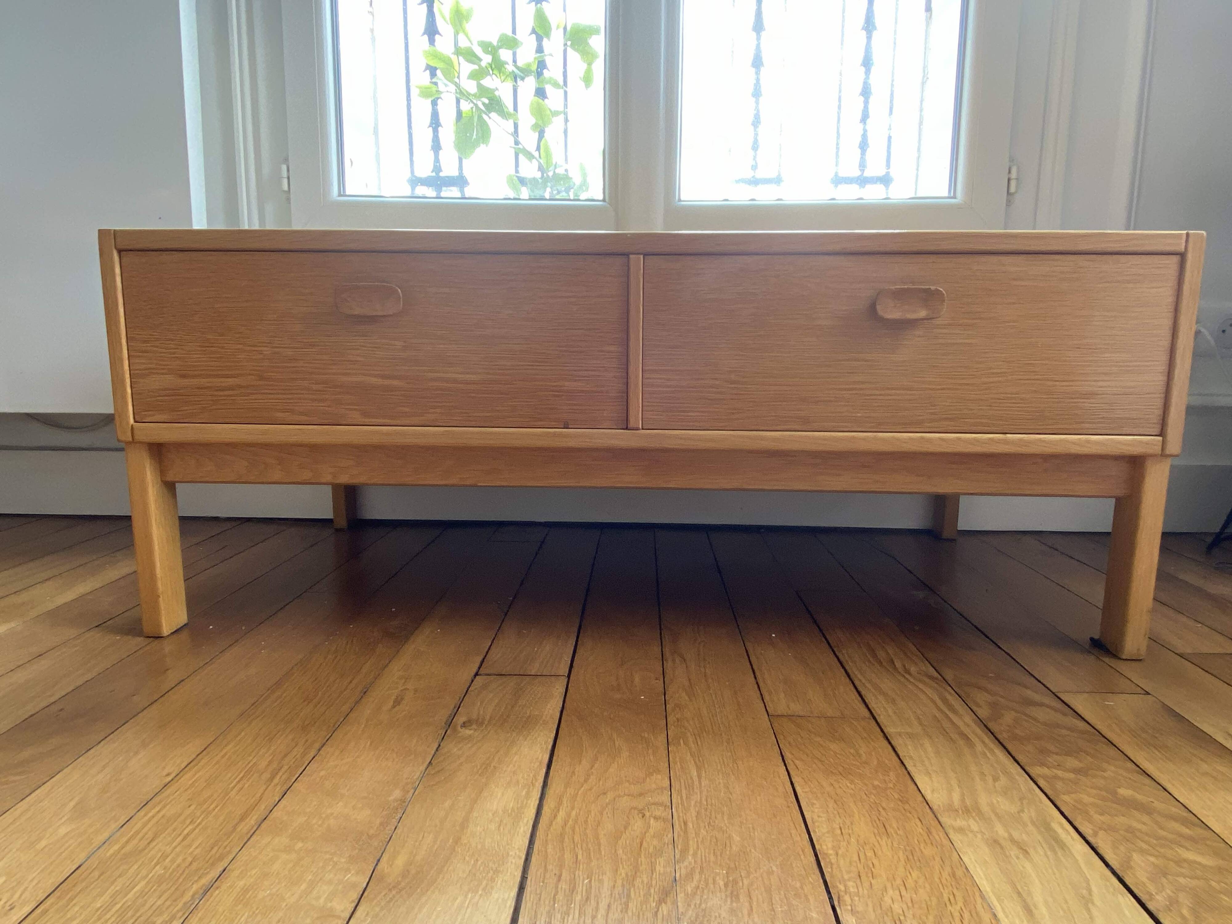 Low oak buffet Ulferts Tibro 60-70