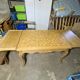 Superb Solid Oak Dining Table in Louis XV Style