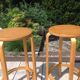 Pair of high Scandinavian/vintage style stools 60s-70s