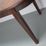 Large Oval Dutch Rustic Farmhouse Teak Dining Table