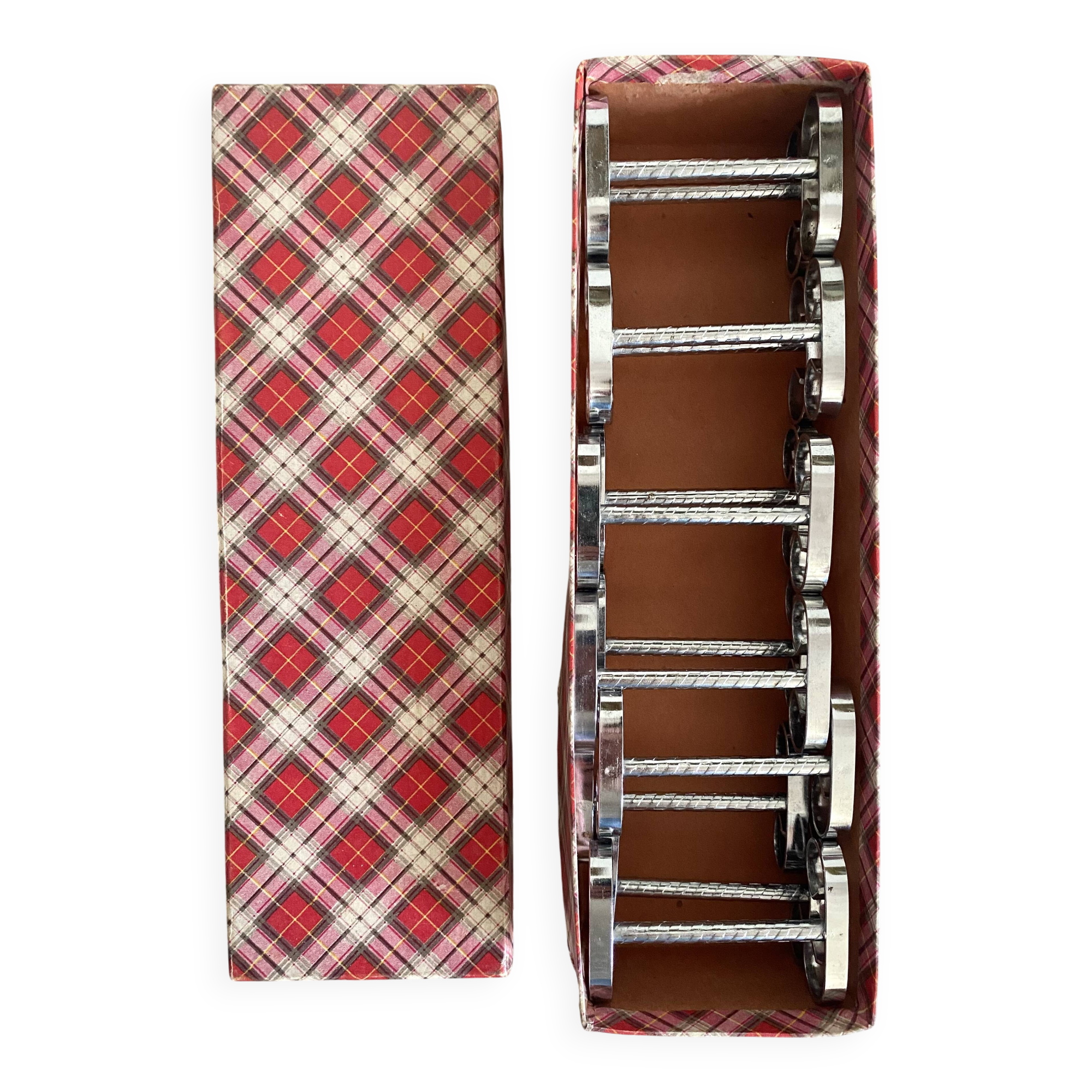 Vintage stainless steel knife holder