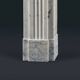 Georgian Carrara Marble Fluted Fireplace Surround