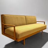 Karel Vyčital Sofa Bed, Vintage Czech 1960s