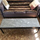 70s marble coffee table